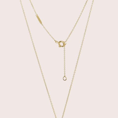 Necklace with pendant 19.2k gold | Diamond Filigree