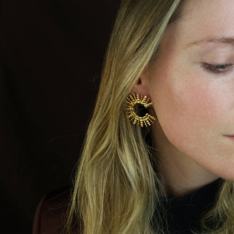 Gold-plated Silver Earrings