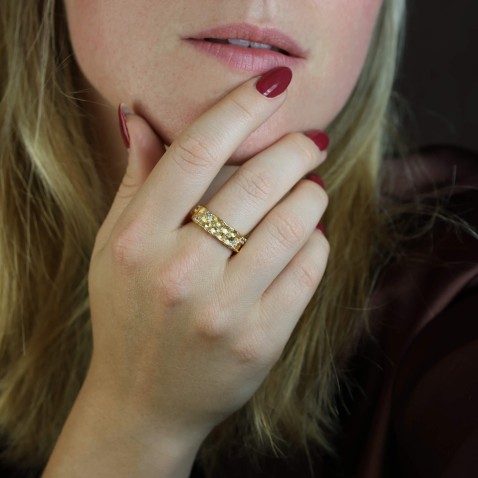 Gold Plated Silver Ring