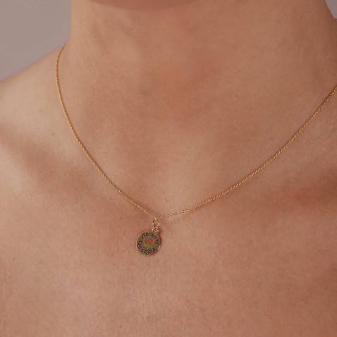 "I Adore You, My Dear" Pendant in 19,2K Gold | Lembran�a