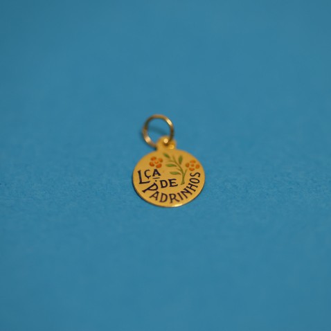 Medalha "Lembran�a dos Padrinhos" em Prata 925 | Lembran�a