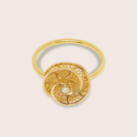 Anel Ouro 19,2K | 100% Filigrana Certificada